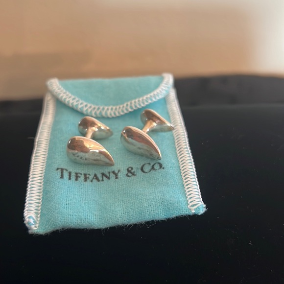 Tiffany & Co. Elsa Peretti Tear Drop Cufflinks